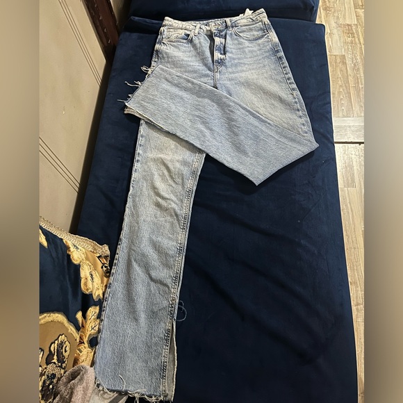 flared blue jeans from zara - Picture 2 of 2